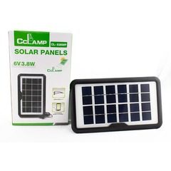 Panou solar portabil pentru incarcare dispozitive cu intrare USB CL-638WP 6V 3.8W