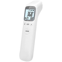 Termometru digital non-contact cu infrarosu si alarma pentru febra