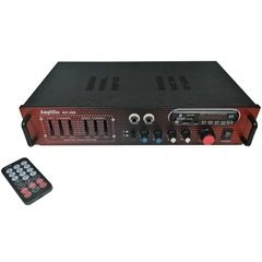 Amplificator digital tip statie AV-306, 2x50 W cu Bluetooth si telecomanda