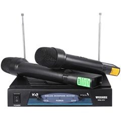 Set microfoane wireless VHF Weisre WM-03V, 50 m