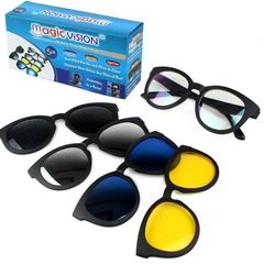 Ochelari de soare 5-in-1 cu lentile interschimbabile, Magic Vision