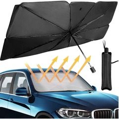 Parasolar auto pliabil pentru parbrizul masinii,in forma de umbrela
