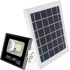 Proiector solar portabil 100W cu LED-uri alb rece, Jortan JT-BJ100W-TZ