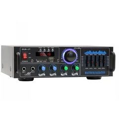 Amplificator Bluetooth digital tip Statie GLS-17,putere 2x60W cu functie Karaoke