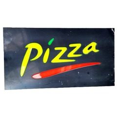 Reclama luminoasa interior panou tip Neon LED Color cu mesaj Pizza